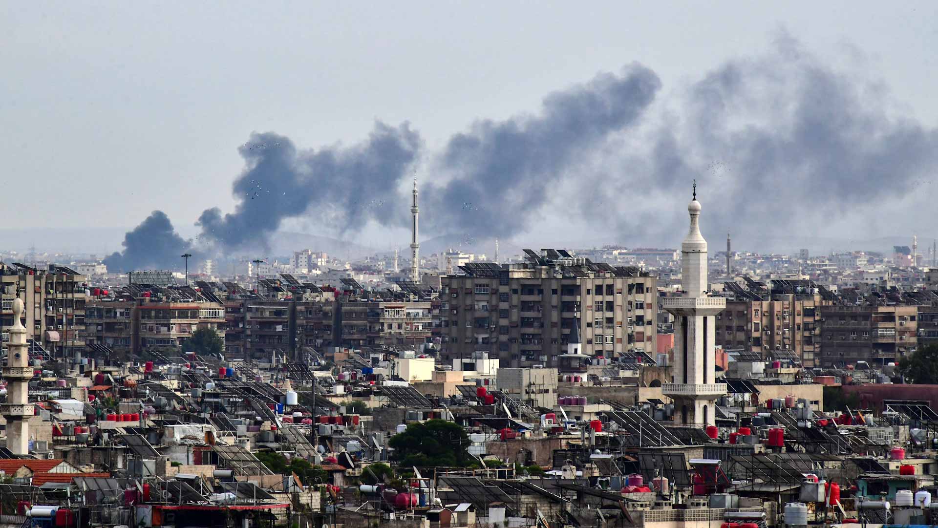 Image for the title: Israeli strikes put Damascus airport out of service again 