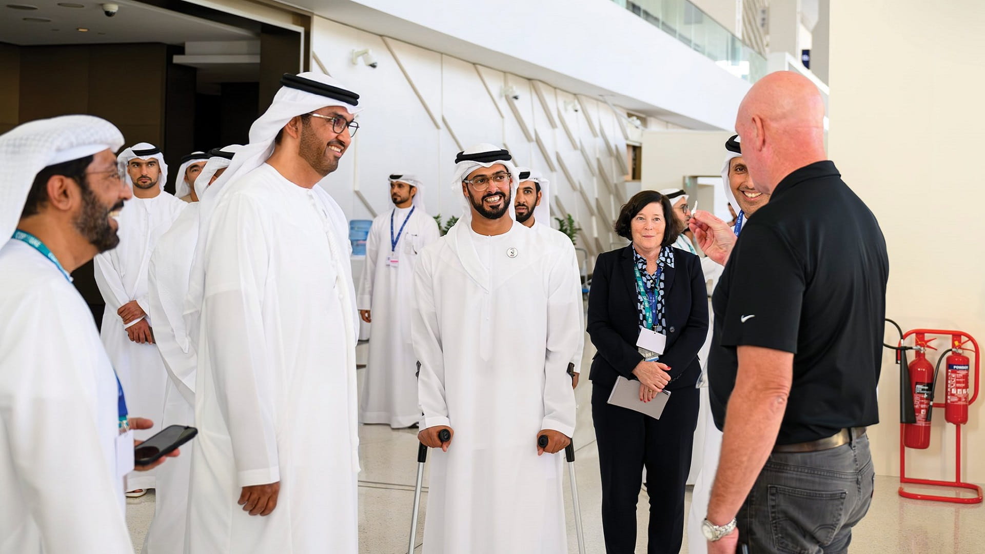 صورة بعنوان: زايد بن حمدان بن زايد يزور موقع "COP28" 
