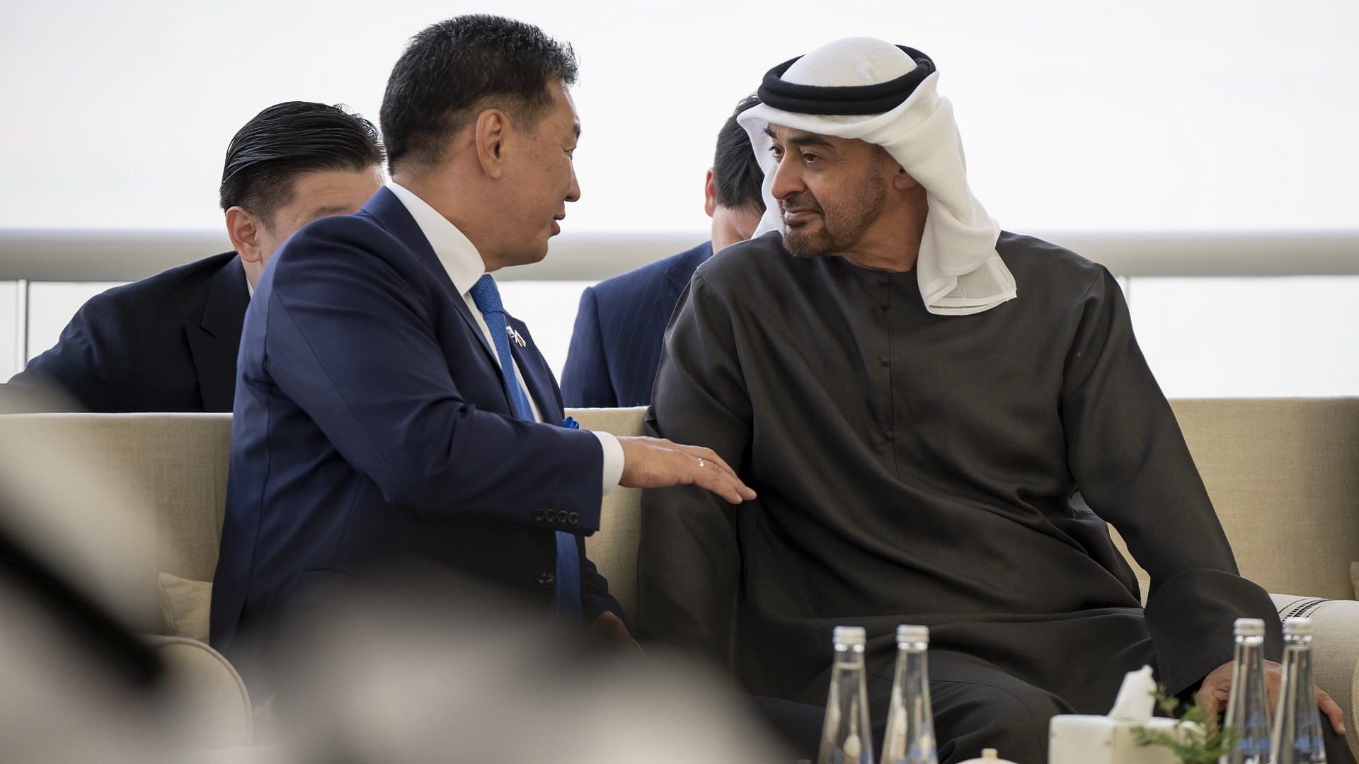 Image for the title: UAE, Mongolian Presidents oversees exchange of key memoranda 