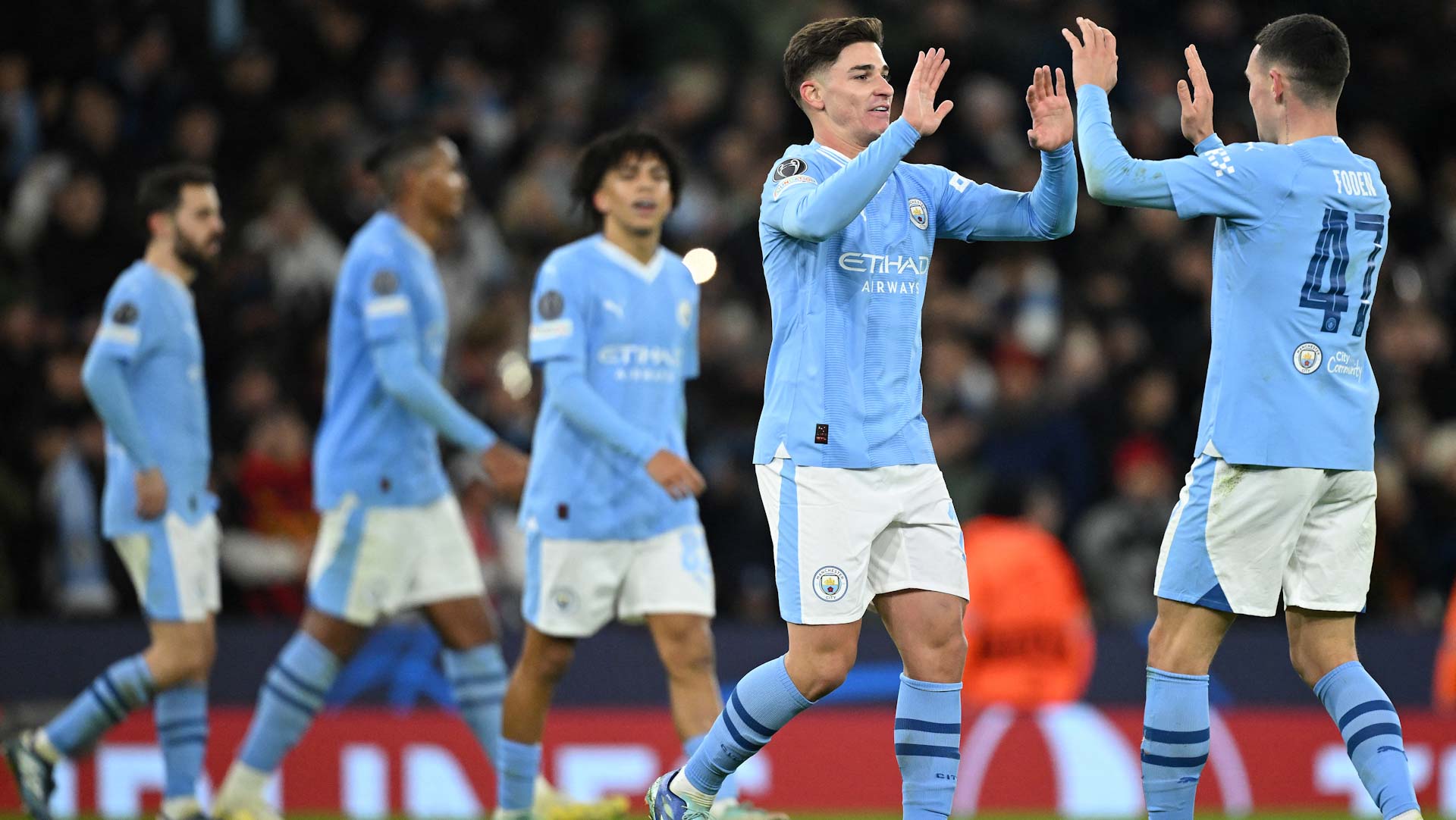 صورة بعنوان: مانشستر سيتي يقلب الطاولة على لايبزج في دوري الأبطال  