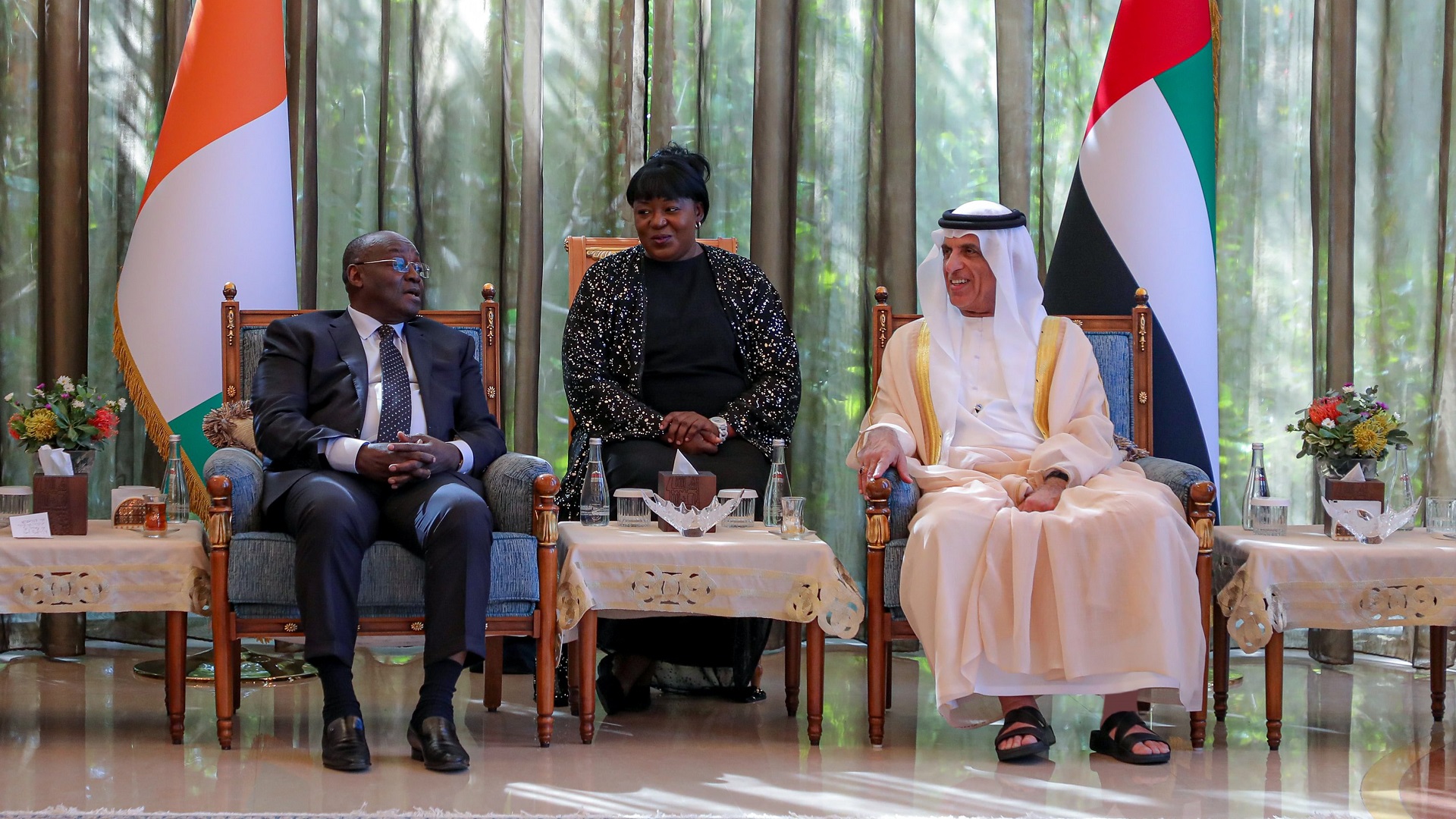 Image for the title: RAK Ruler receives Vice President of Côte d'Ivoire 