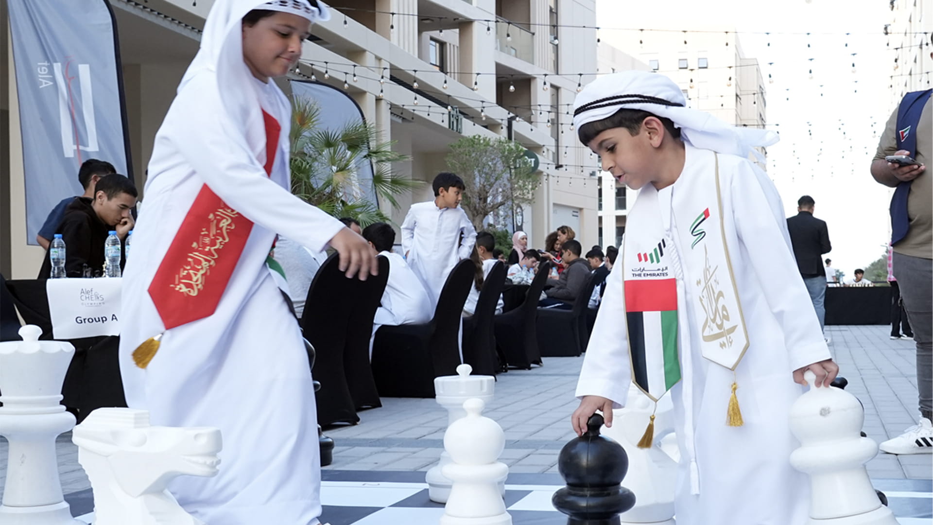 Image for the title: Alef International Chess Olympiad 2023 continues in Sharjah 