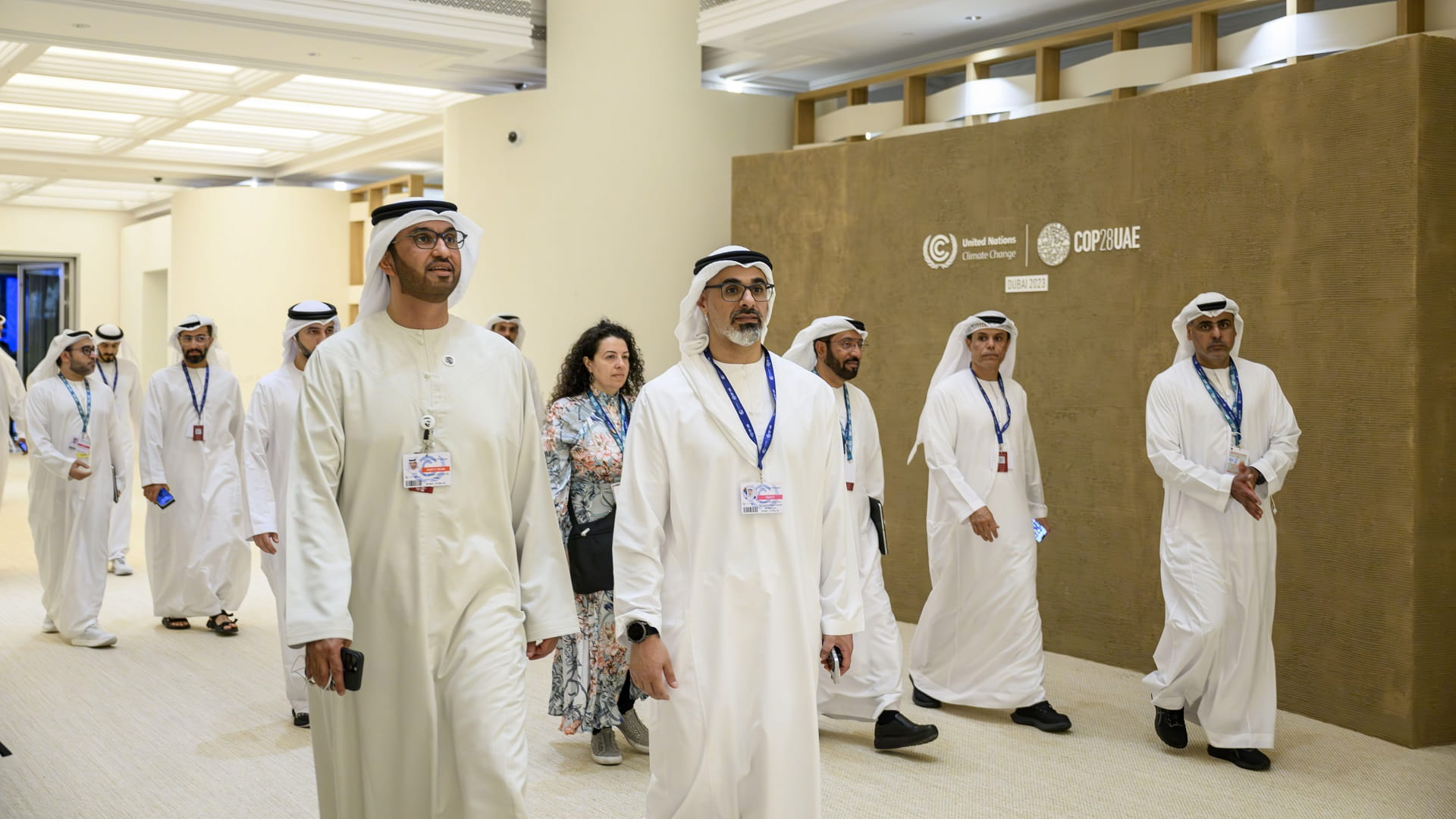 Image for the title: Khaled bin Mohamed visits COP28 site, reviews preparations 