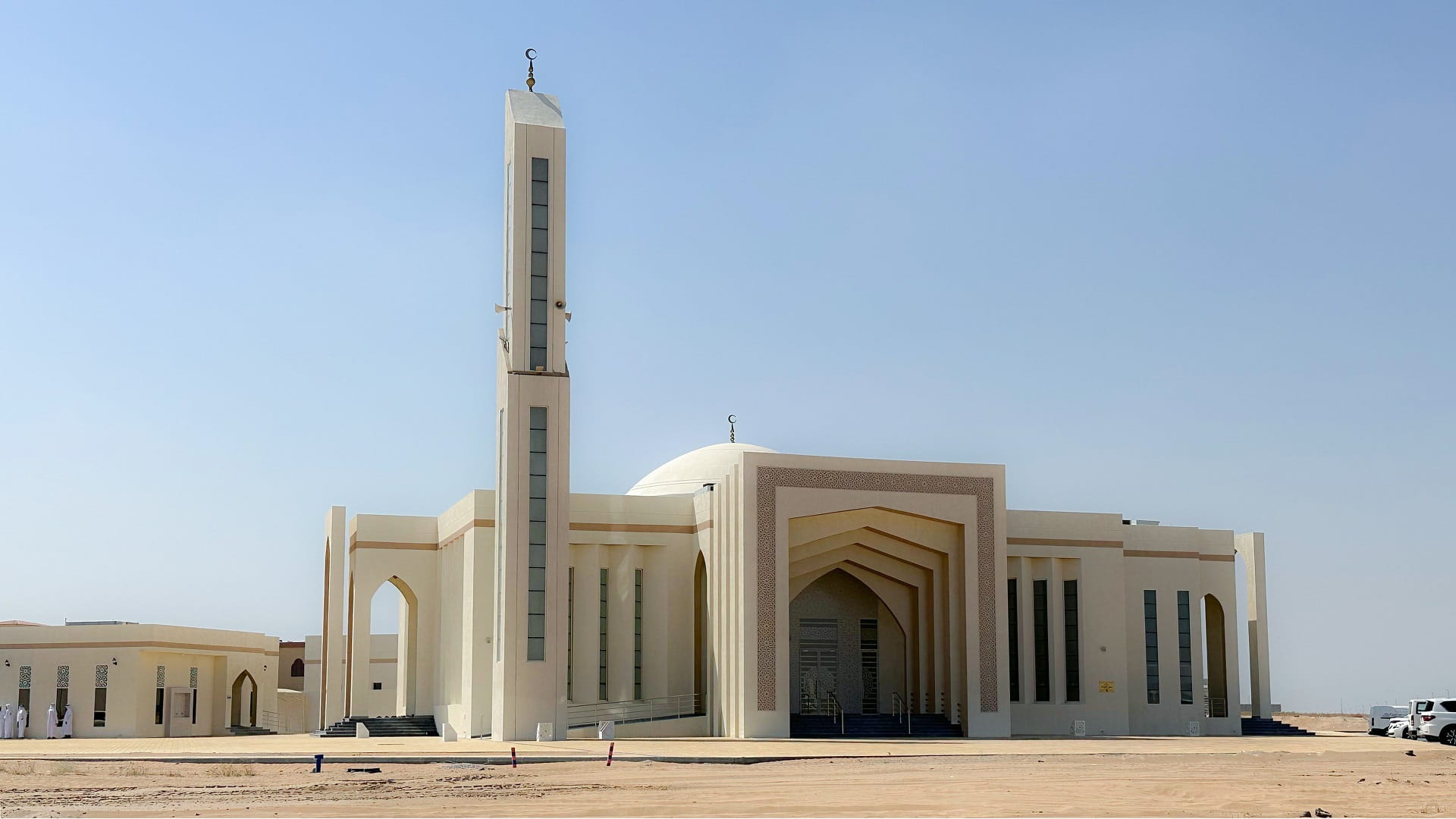 Image for the title: Sharjah unveils stunning ' Subul Al Khairat' Mosque 