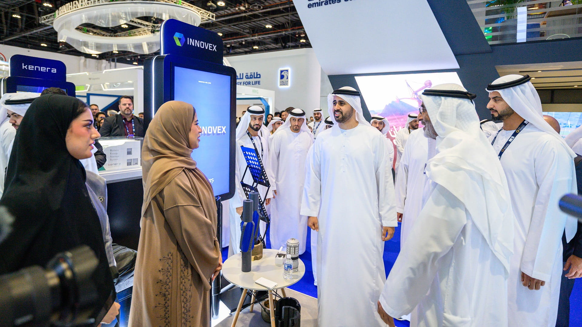 Image for the title: Theyab bin Mohamed bin Zayed visits ADIPEC 2023 