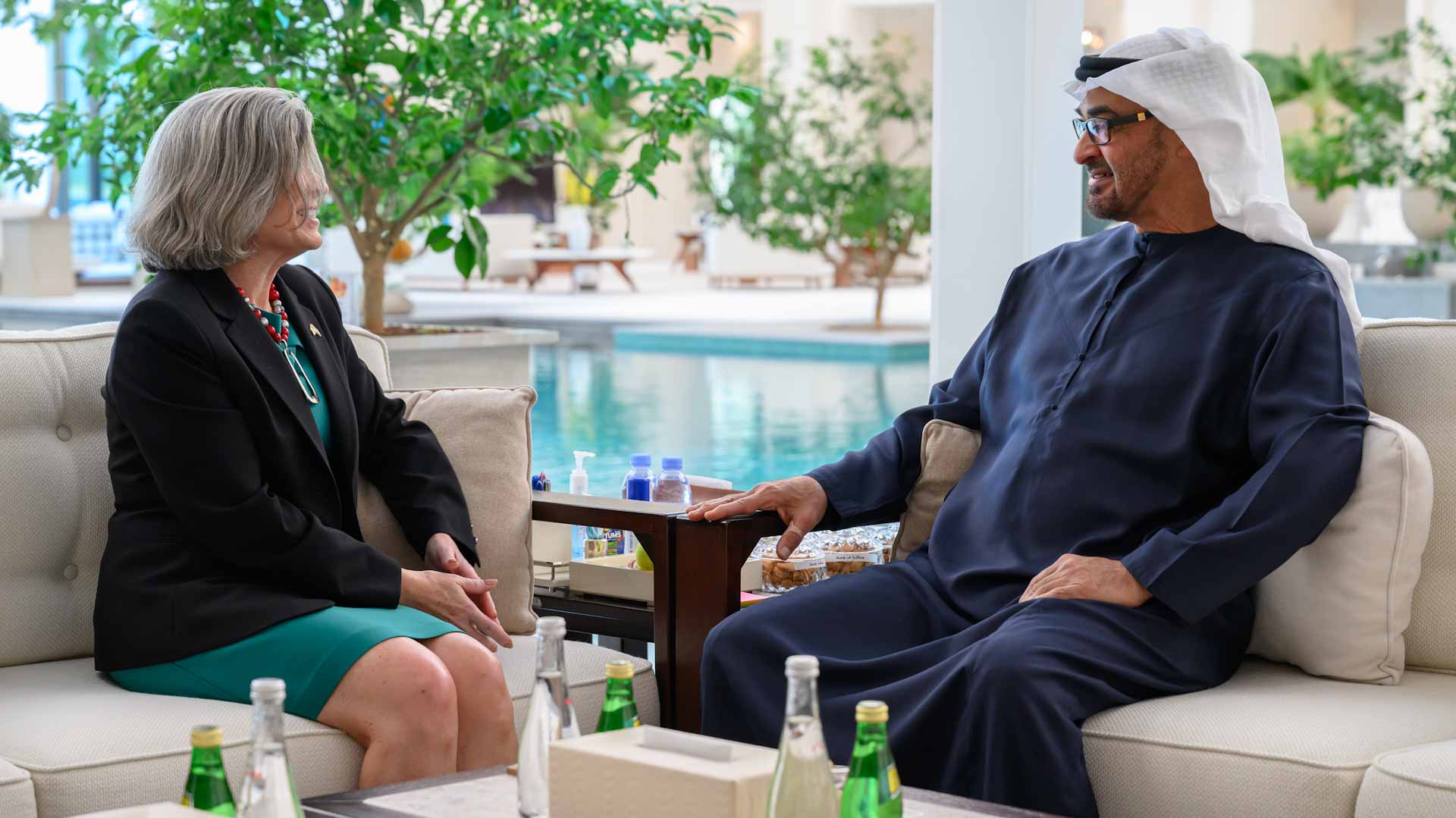 صورة بعنوان: رئيس الدولة يستقبل وفد الكونغرس الأميركي 