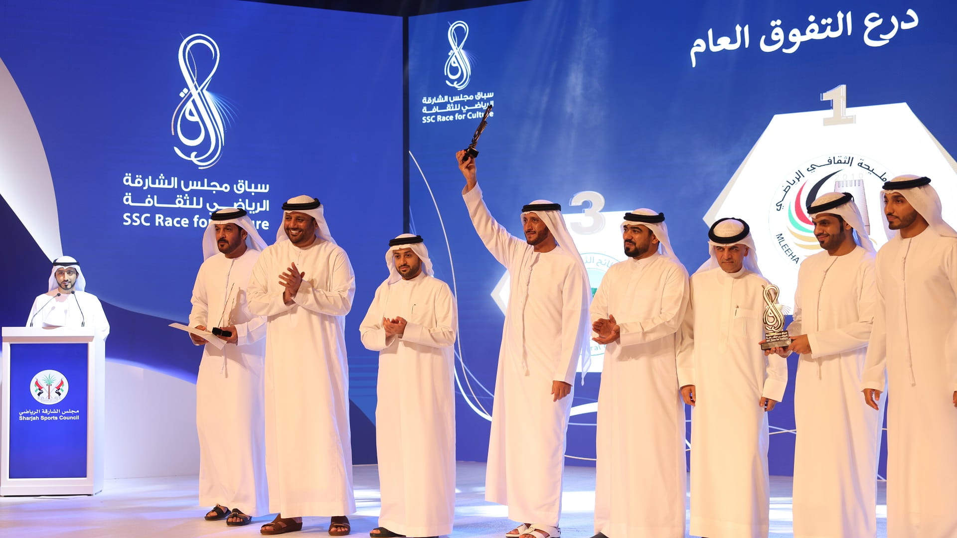 صورة بعنوان: نادي مليحة يفوز بلقب درع التفوق ضمن سباق مجلس الشارقة الرياضي 