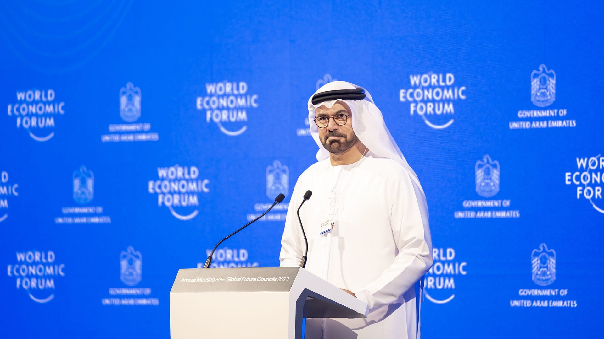 صورة بعنوان: القرقاوي: رؤية مشتركة تجمع الإمارات والمنتدى الاقتصادي العالمي 