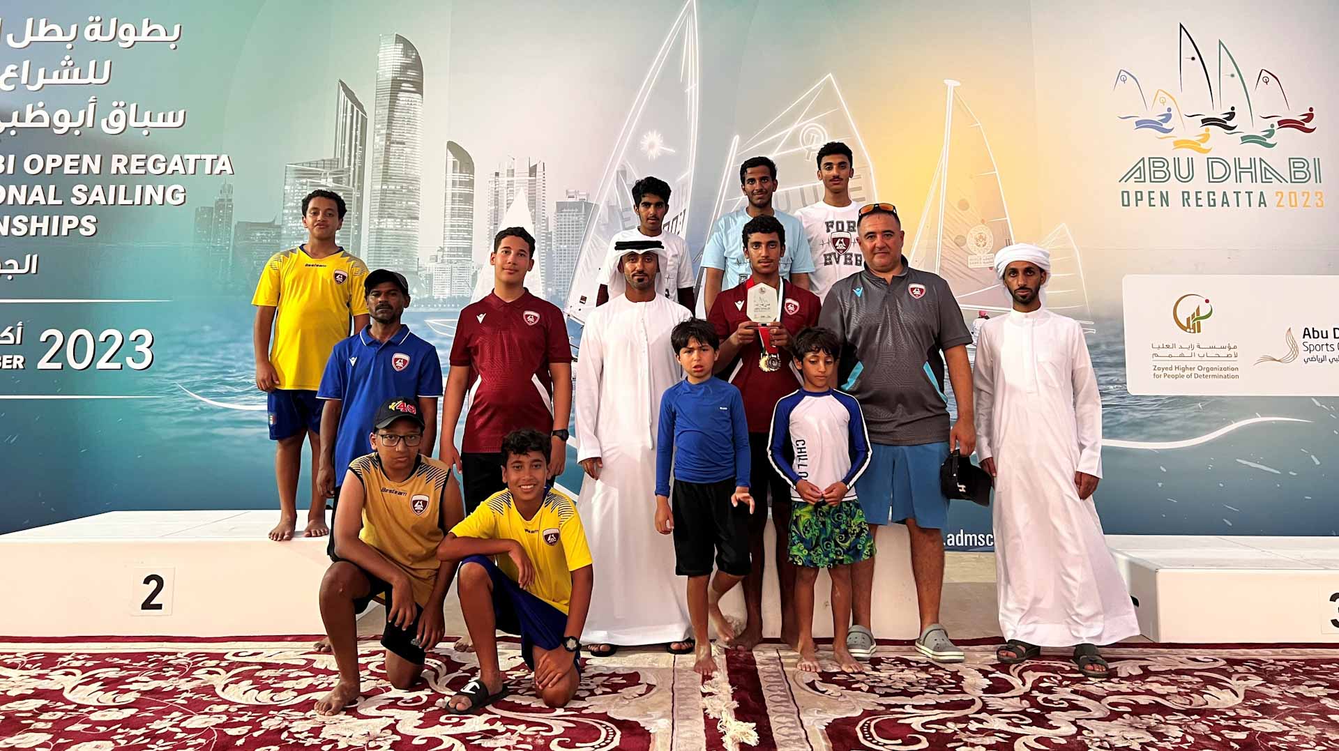 Image for the title: Al Hamriyah wins gold and silver in UAE Sailing Championship 