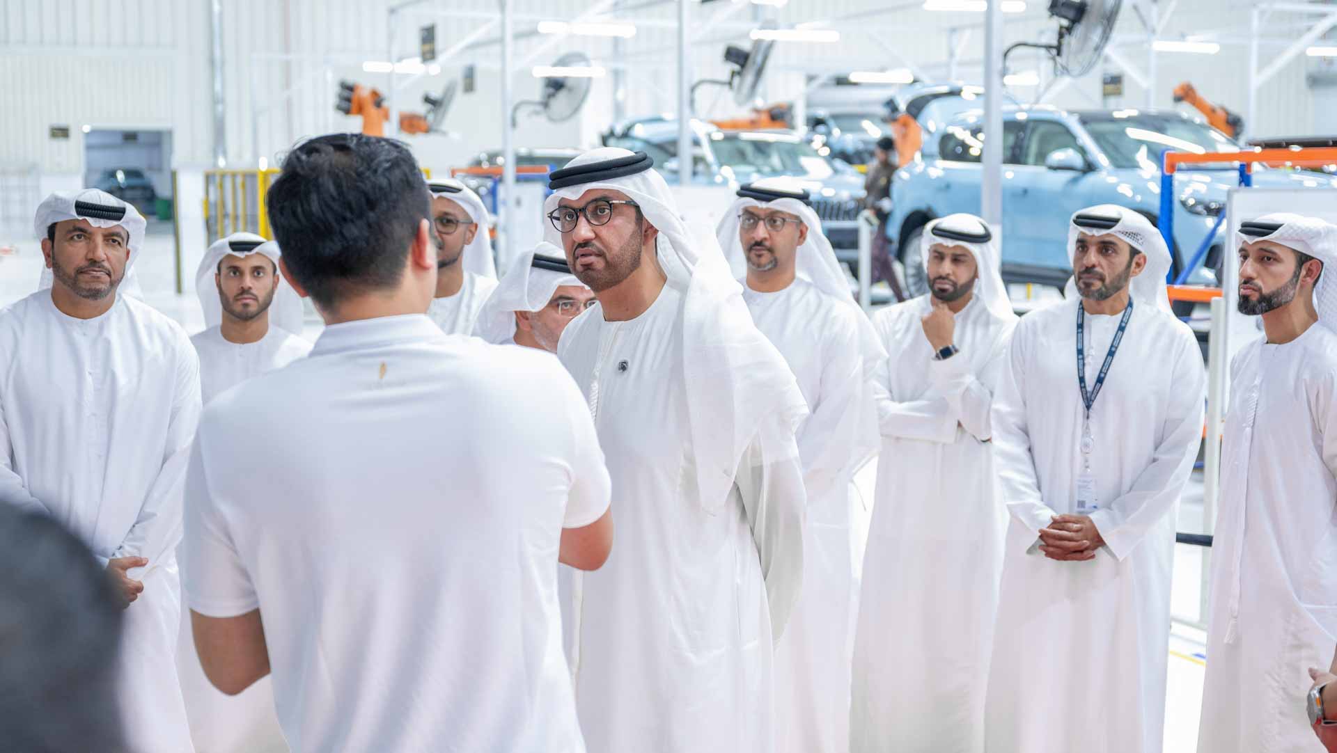 Image for the title: Al Jaber inaugurates ‘Standard Turf’ and visits ‘Rabdan’ facility 