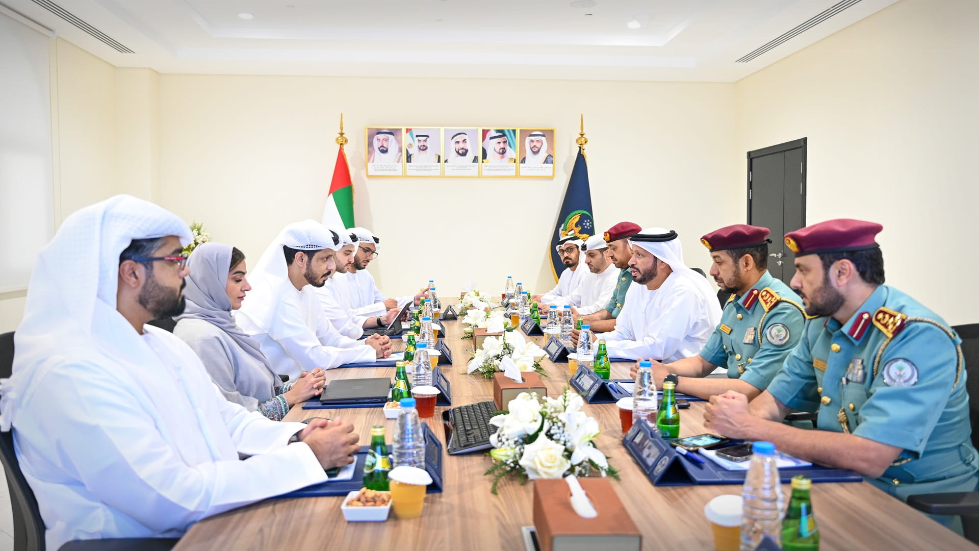 صورة بعنوان: تعزيز التعاون بين شرطة الشارقة و"تنفيذي مواجهة غسل الأموال" 