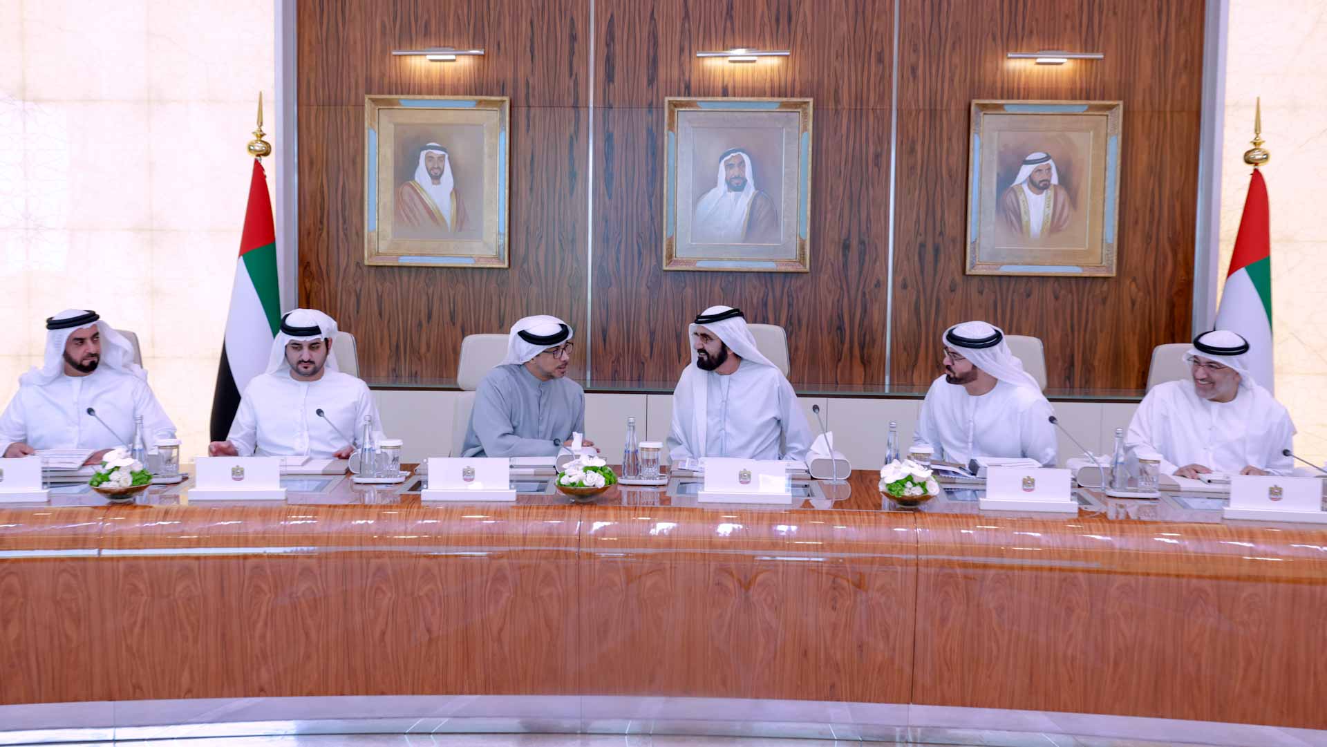Image for the title: Mohammed bin Rashid chairs UAE Cabinet meeting 