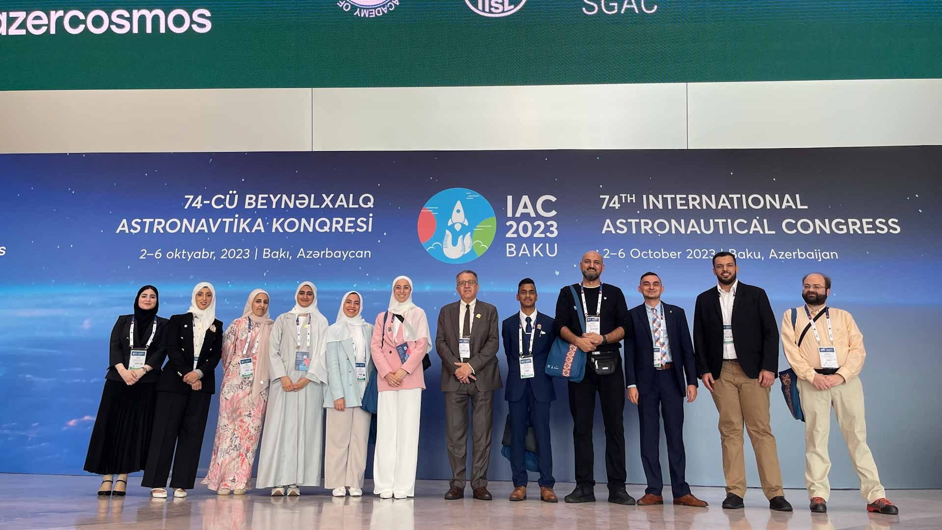 Image for the title: SAASST participates in Intl Astronautical Congress in Baku 
