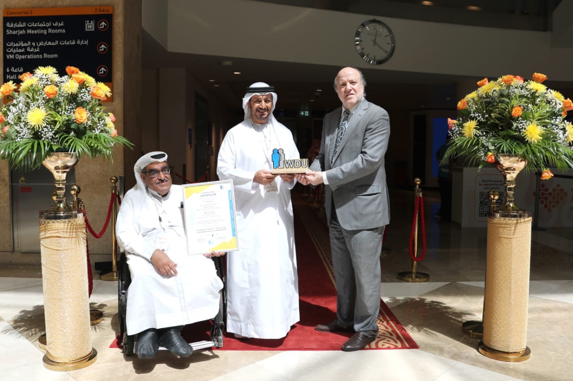 Image for the title: World Disability Union honours AccessAbilities Expo  