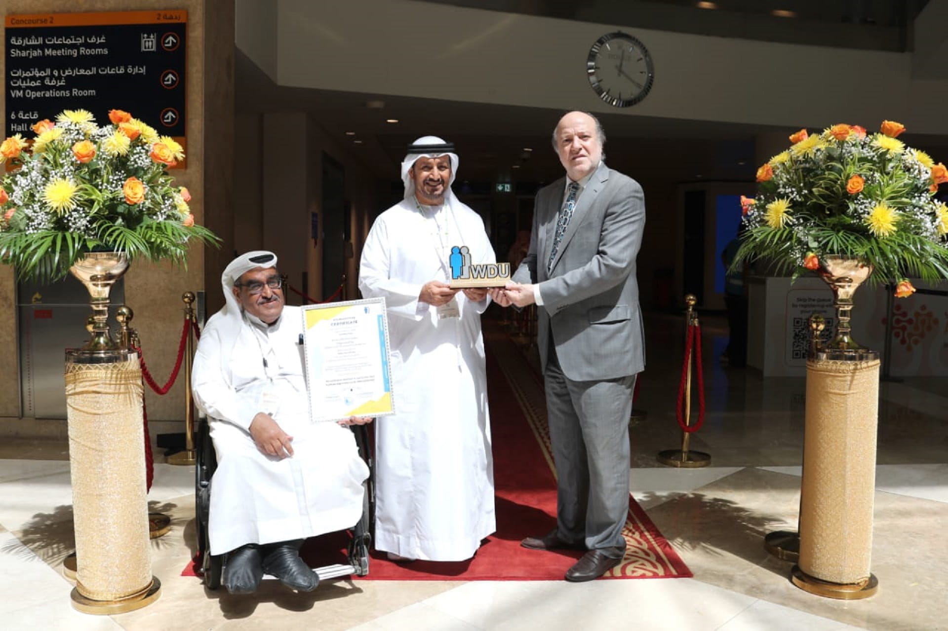 Image for the title: World Disability Union honours AccessAbilities Expo  