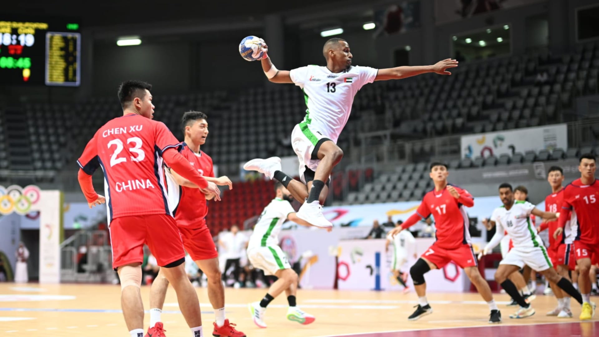 صورة بعنوان: منتخبنا لكرة اليد يفوز على الصين في تصفيات الأولمبياد 