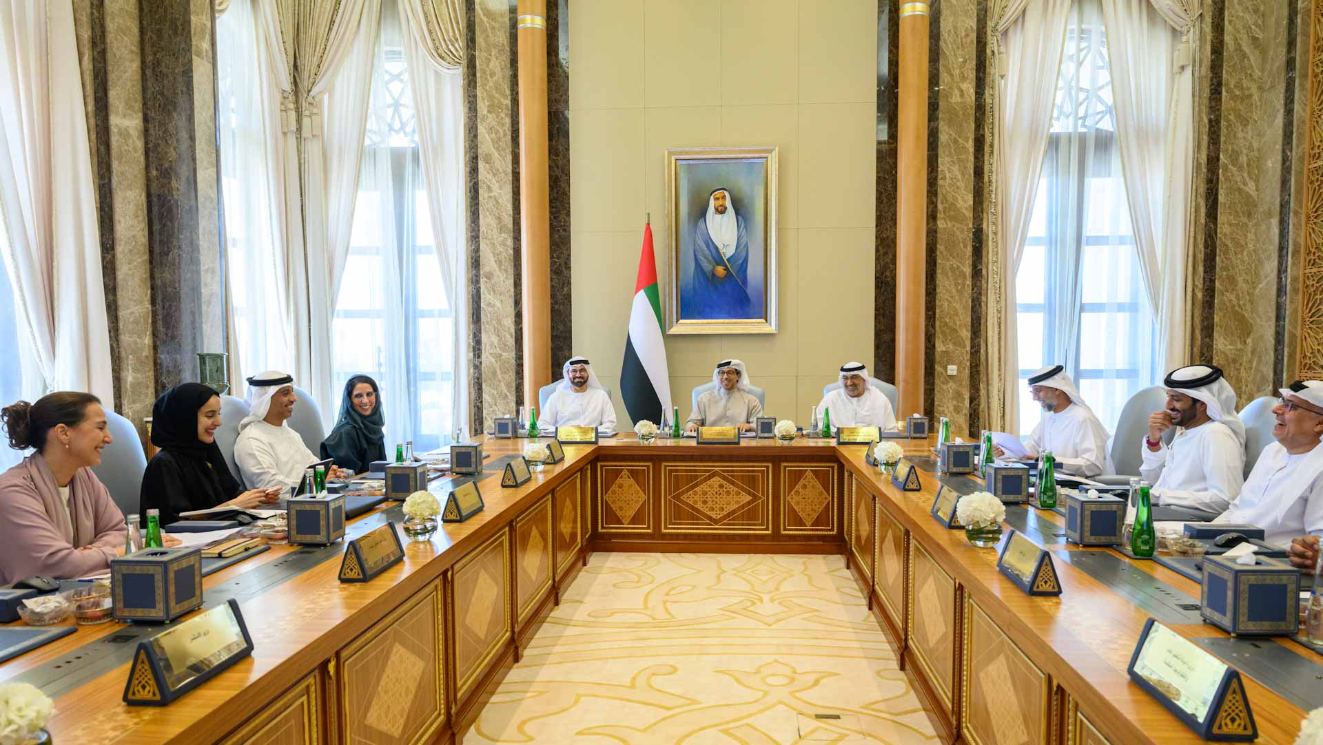 صورة بعنوان: الوزاري للتنمية يناقش المشاريع المالية والتوطين في القطاع المصرفي 