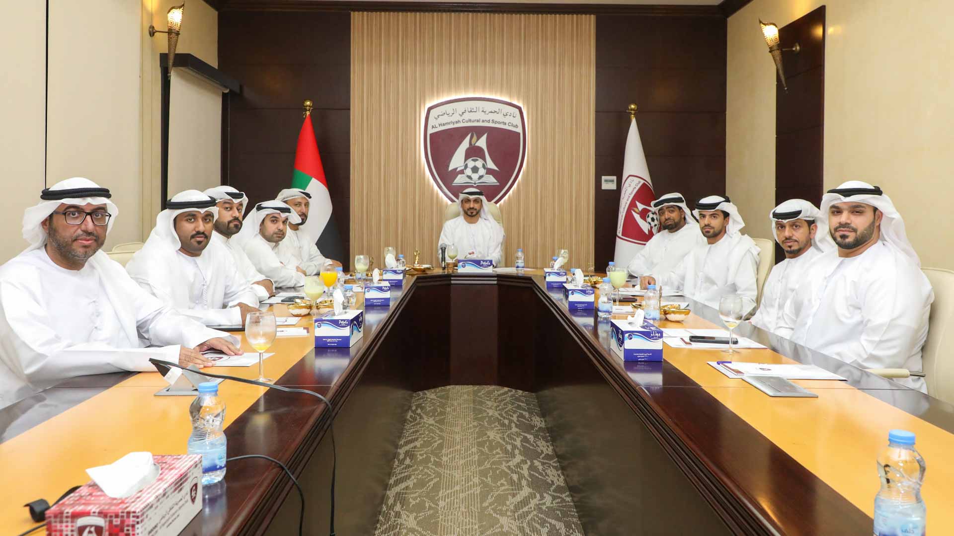 Image for the title: Al Hamriyah Club discusses initiatives serving community 