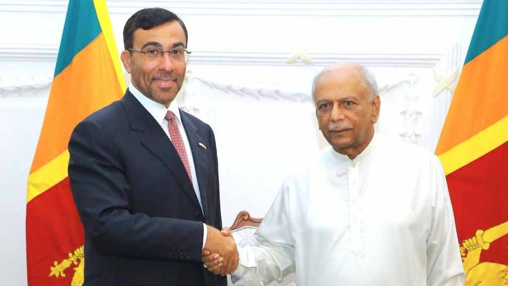 صورة بعنوان: نائب رئيس الدولة يدعو رئيس وزراء سريلانكا لحضور COP28 