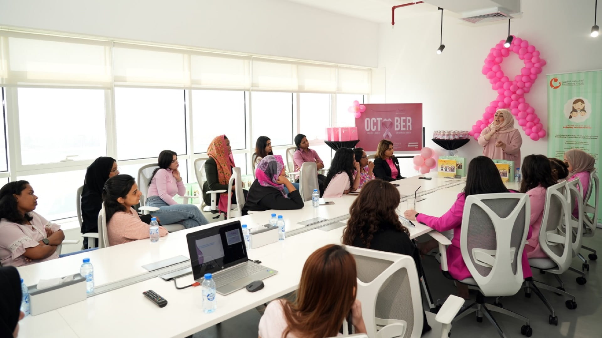 Image for the title: Alef Group holds breast cancer awareness campaign  