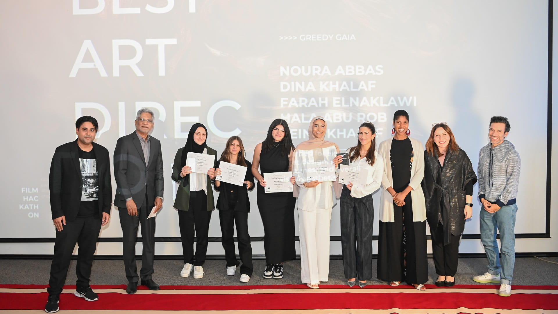 صورة بعنوان: "أميركية الشارقة" تفوز بجائزة أفضل فيلم في مسابقة هاكاثون الأفلام 