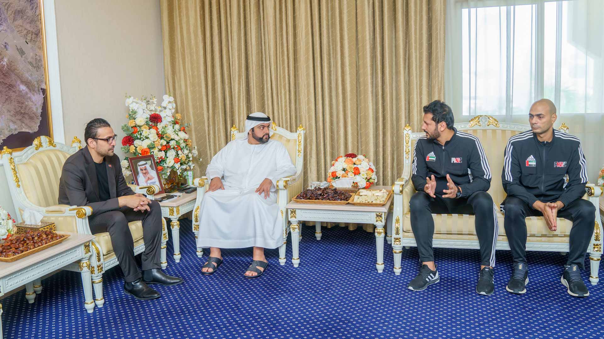 Image for the title: Fujairah CP urges motivating athletes to engage in competitions 