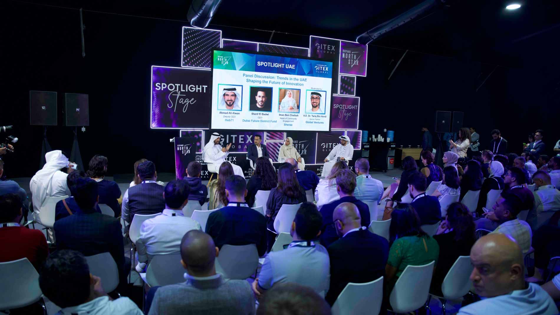 Image for the title: Sheraa’s ventures showcase tech in ‘Expand North Star 2023’ 