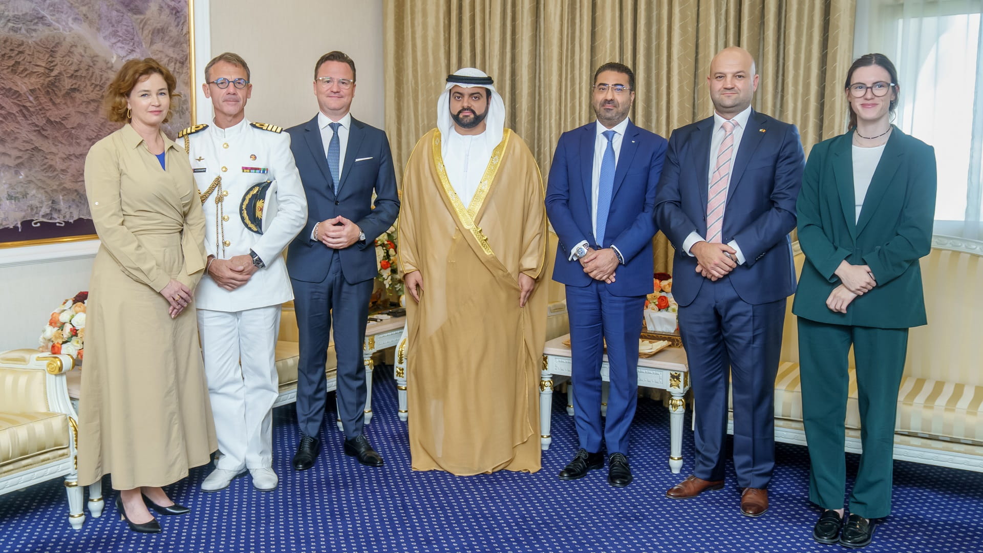 Image for the title: Fujairah CP receives Ambassadors of Belgium and Pakistan 