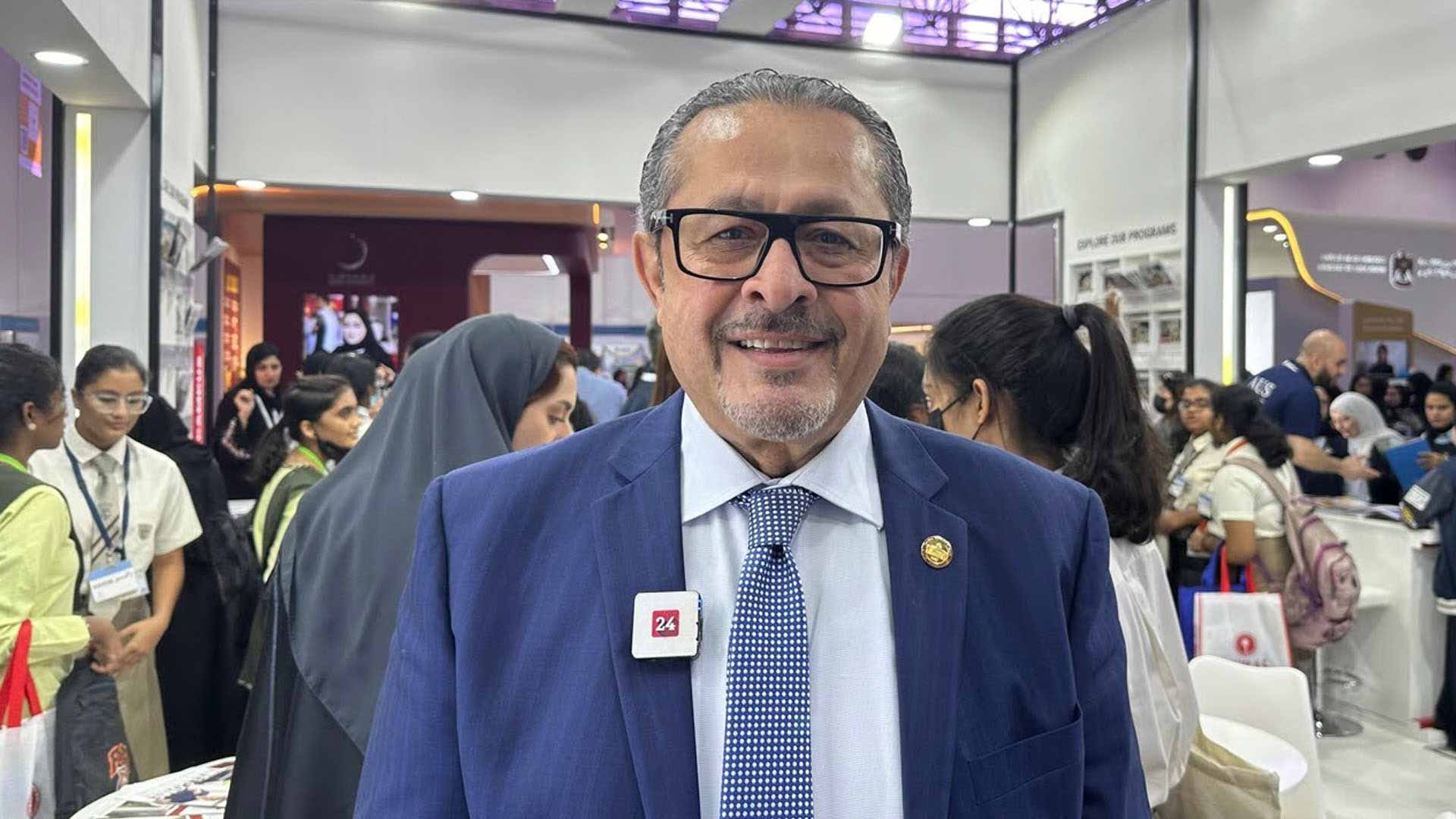 Image for the title: Al Shuhaimi: Education Show highlights AUS specialisations. 