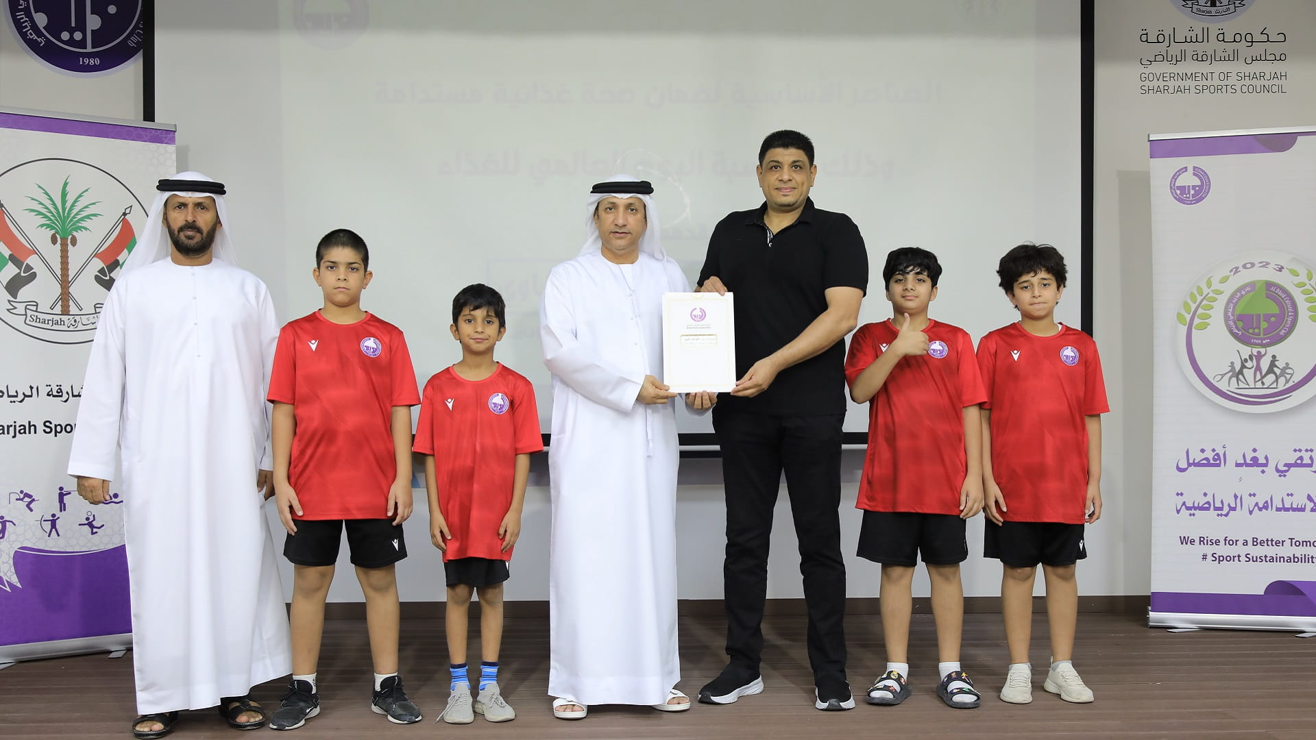 Image for the title: Al Dhaid Club educates athletes about sustainable nutrition 