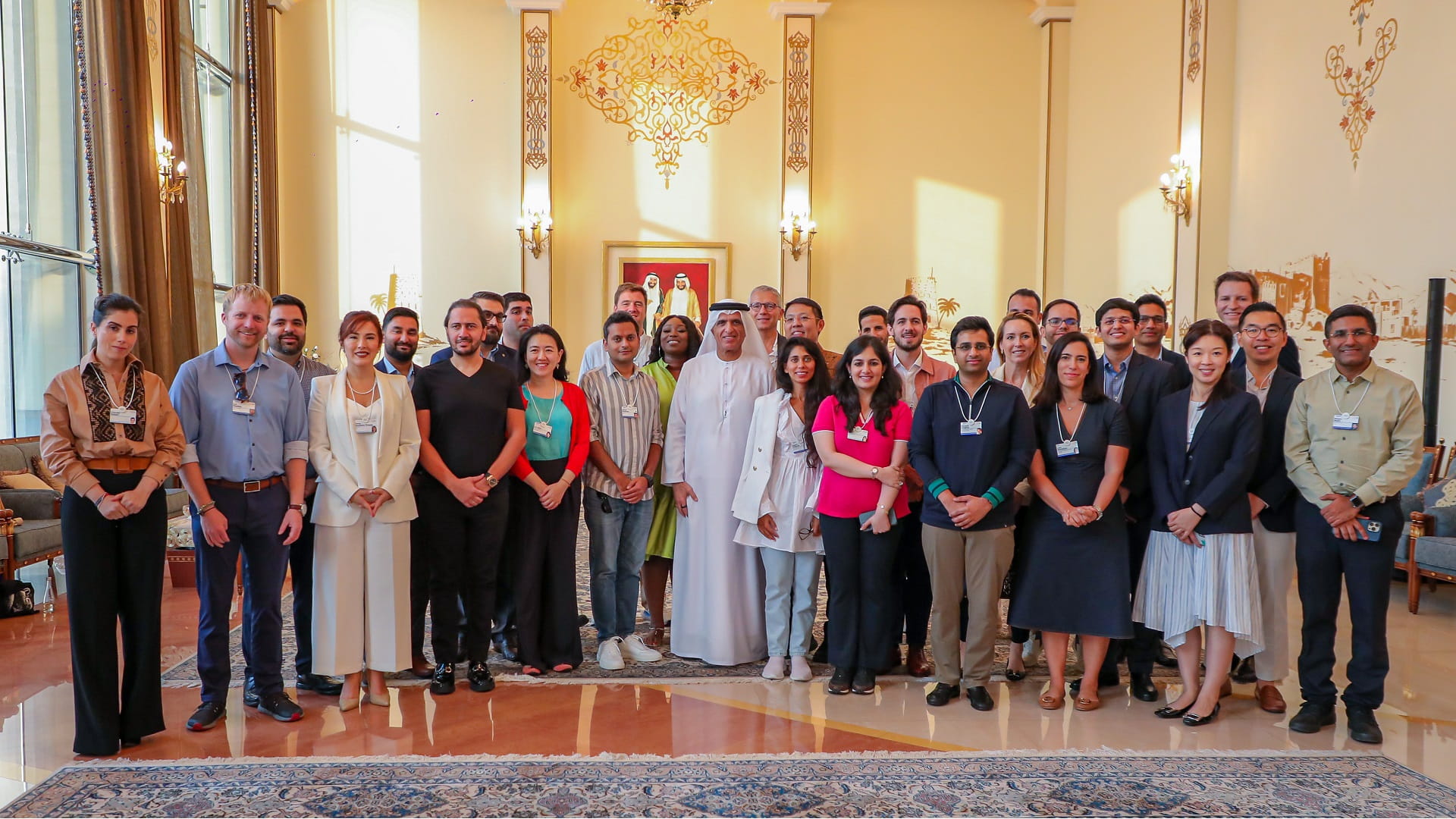 Image for the title: RAK Ruler receives delegation from World Economic Forum 