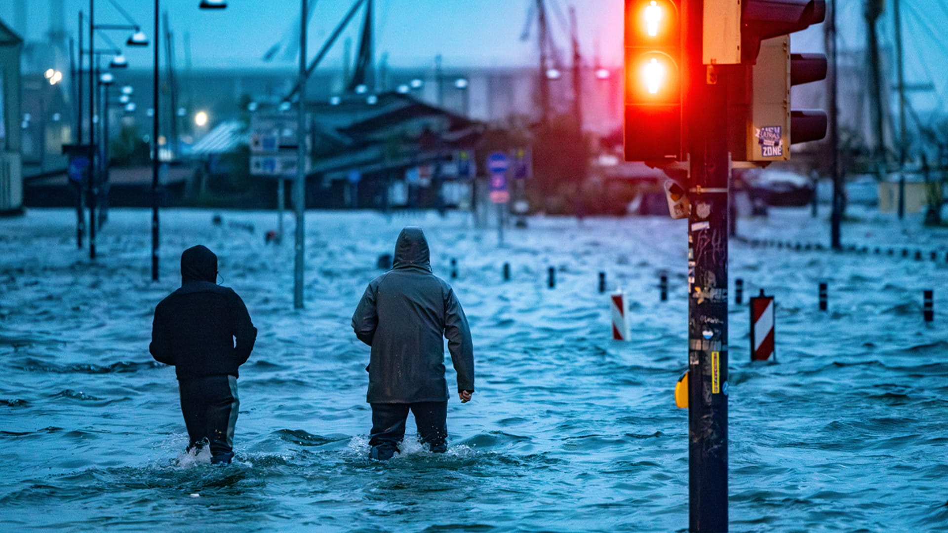 صورة بعنوان: مع فيضانات غير مسبوقة...عاصفة "بابيت" تكتسح ألمانيا وتشل حركتها  