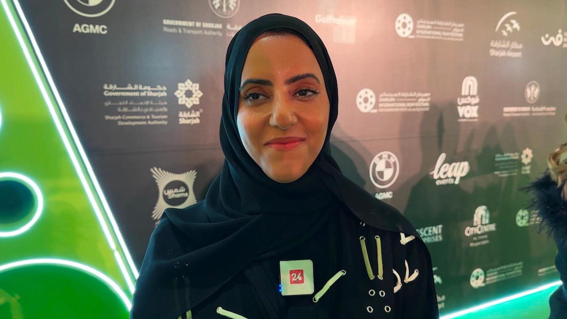 Image for the title: Jawaher bint Abdullah AlQasimi: 80 films at Sharjah Film Festival 