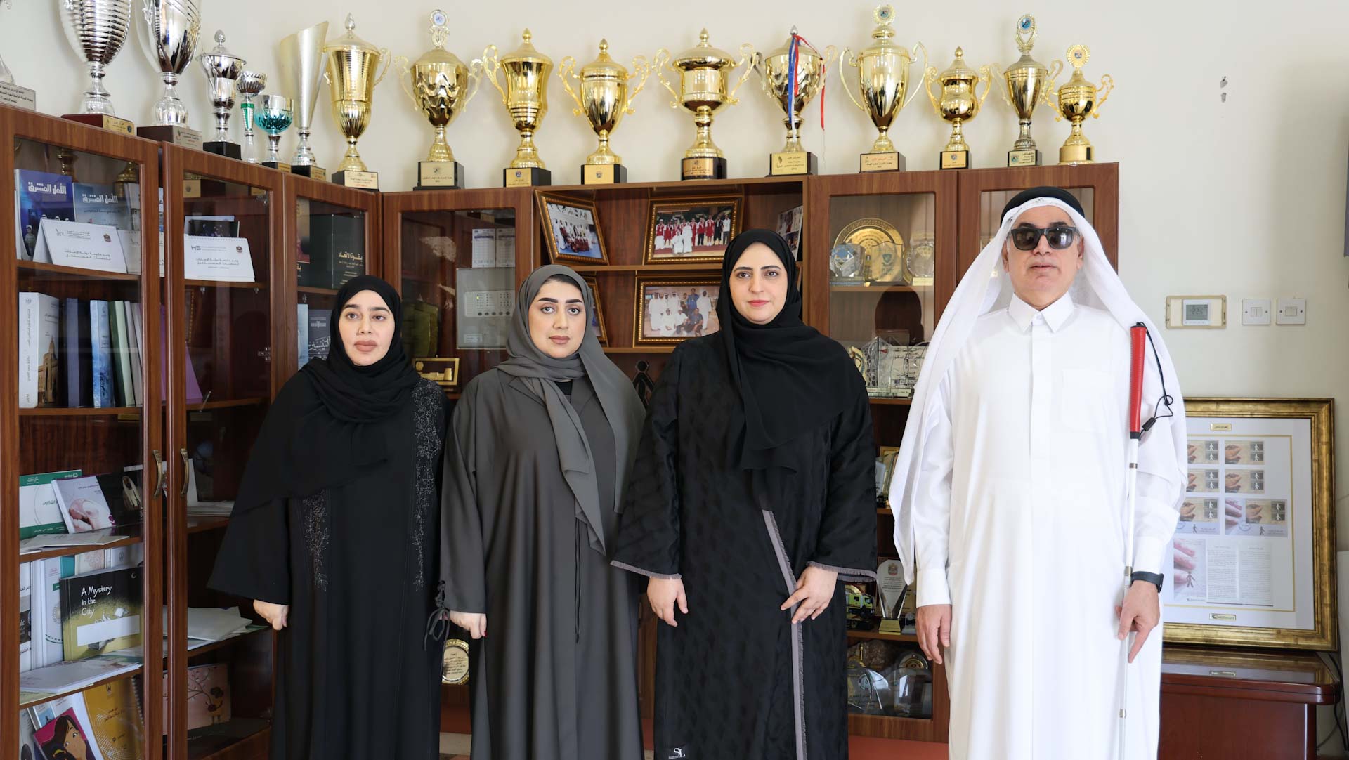 صورة بعنوان: "الشارقة للعمل التطوعي" و"الإمارات للمعاقين بصرياً" تبحثان التعاون 