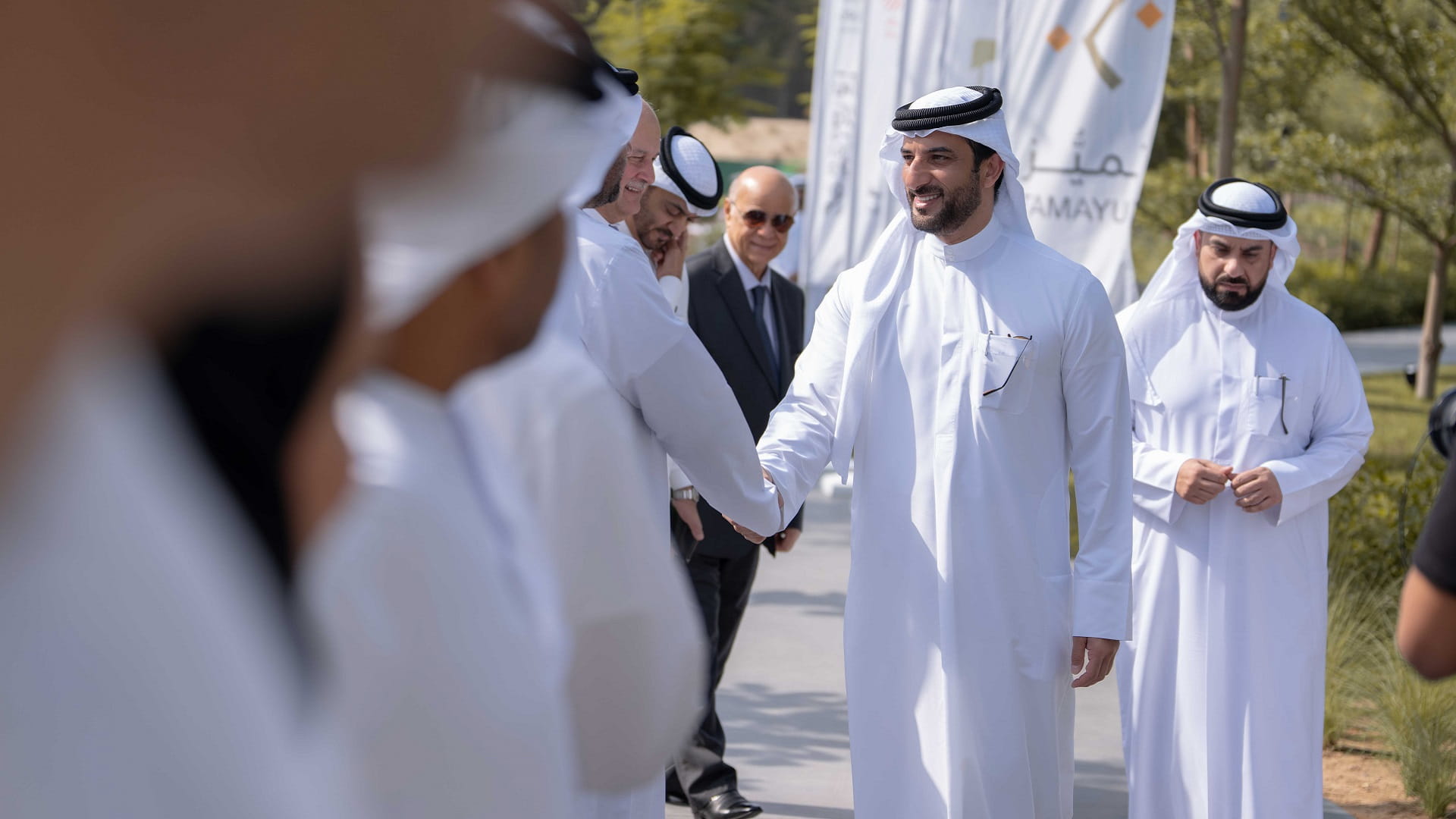 Image for the title: Sultan bin Ahmed launches “Tamayoz” Award for entities he runs 