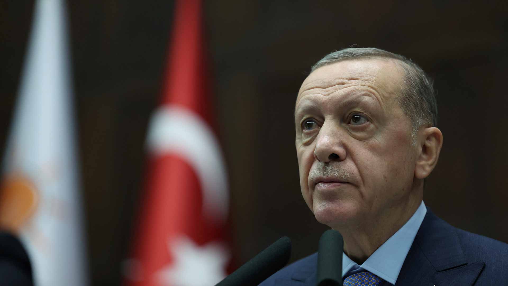 Image for the title: Erdogan: Israel is an occupier, Hamas not a terrorist org. 