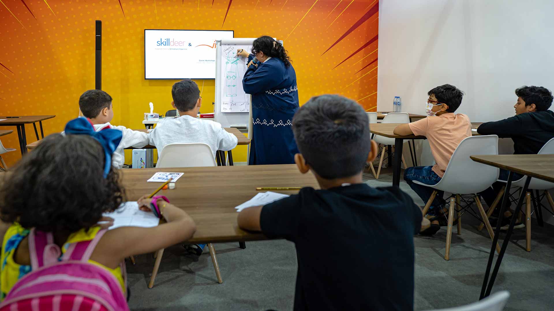 Image for the title: SIBF to unleash visitors creativity in 60 comics workshops 