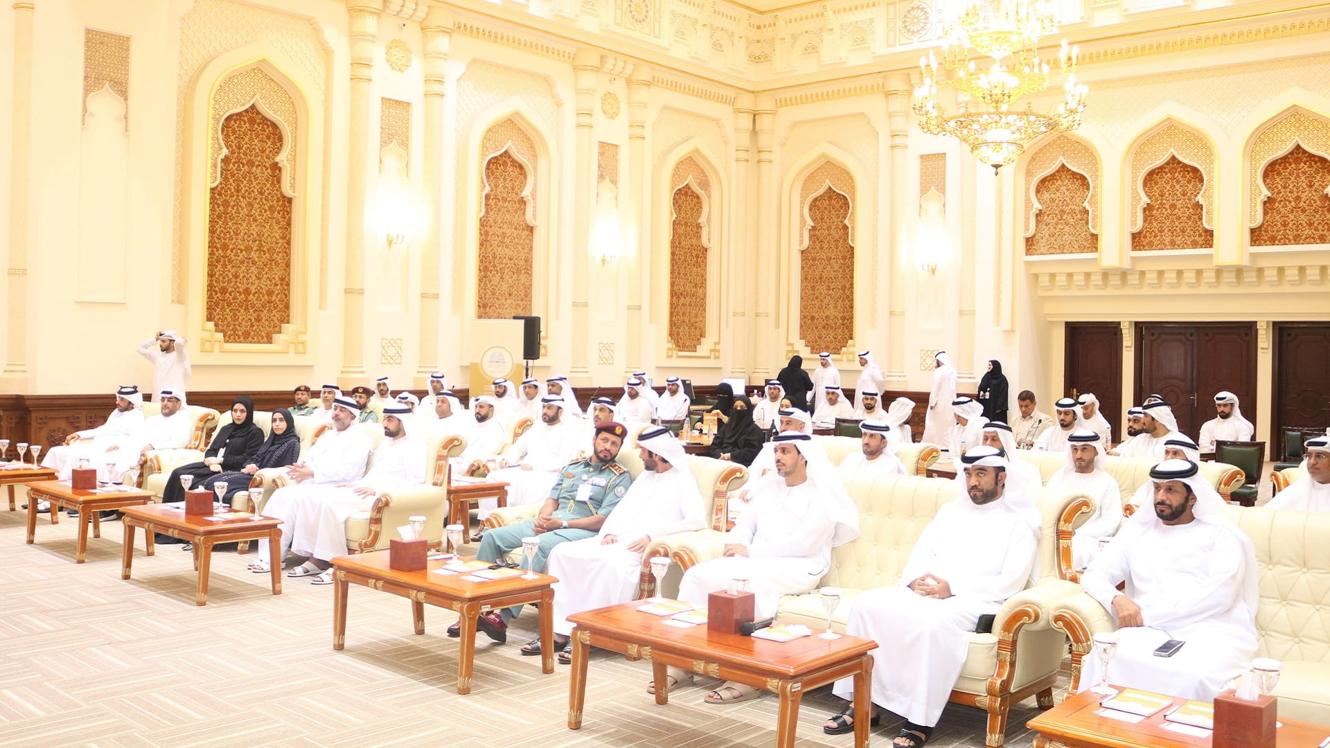 Image for the title: Sharjah Elections Cmte Supports Candidate Registration Phase  