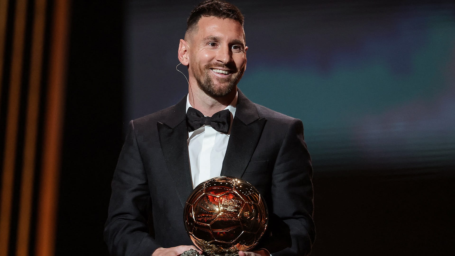Image for the title: Messi wins eighth Ballon d'Or 