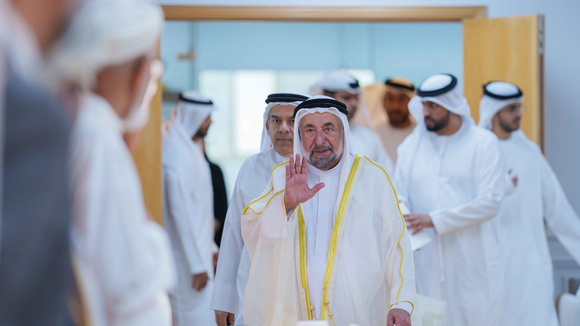 Image for the title: Sharjah Ruler launches 31 new volumes of  the Historical Corpus 