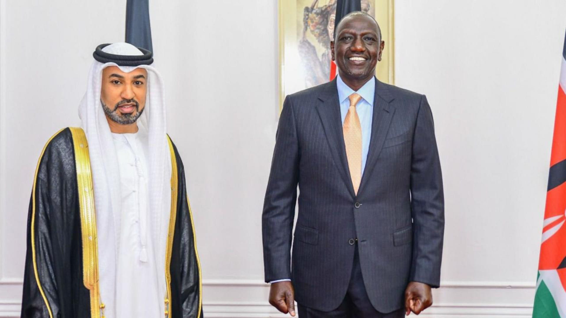 Image for the title: UAE Ambassador presents credentials to President of Kenya 