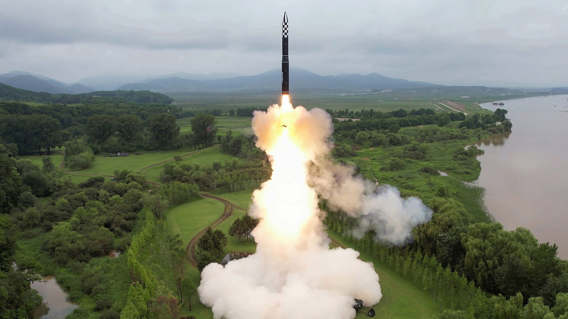 Image for the title: North Korea fires multiple cruise missiles 