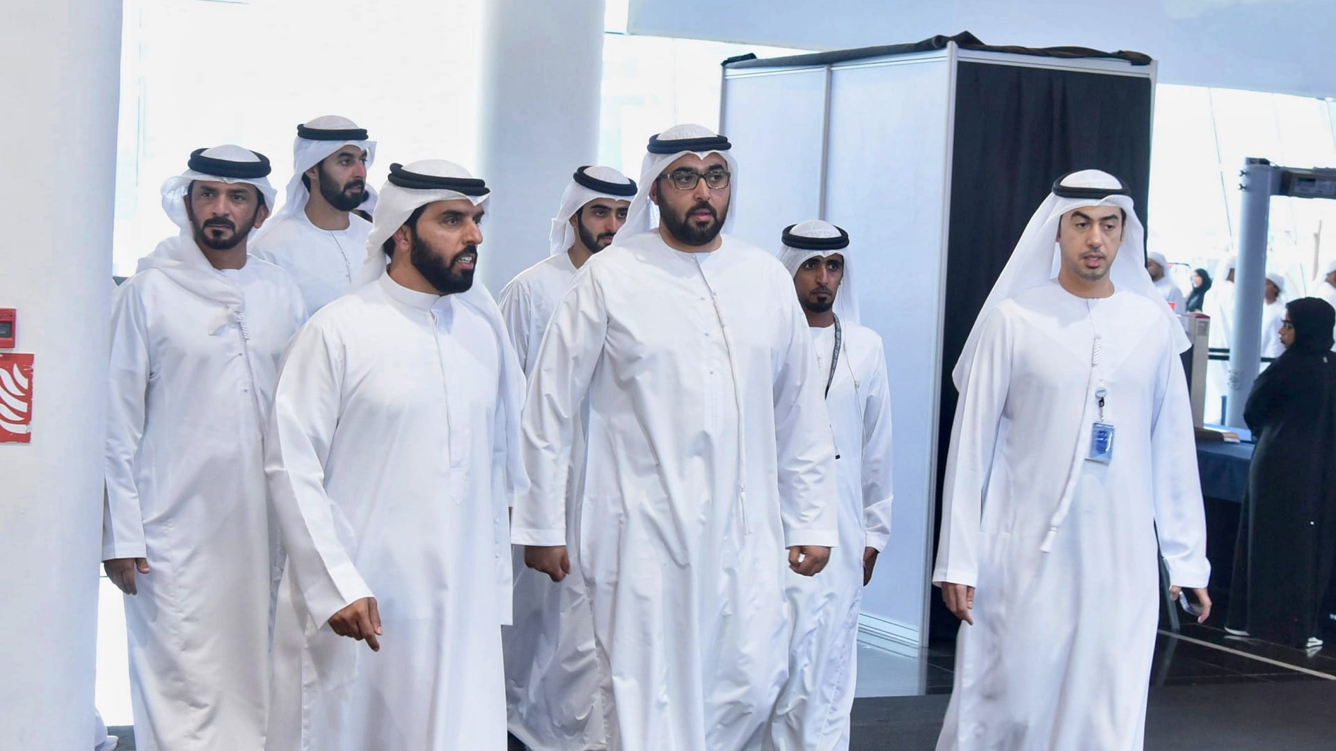 Image for the title: UAQ Crown prince visits 20th ADIHEX 