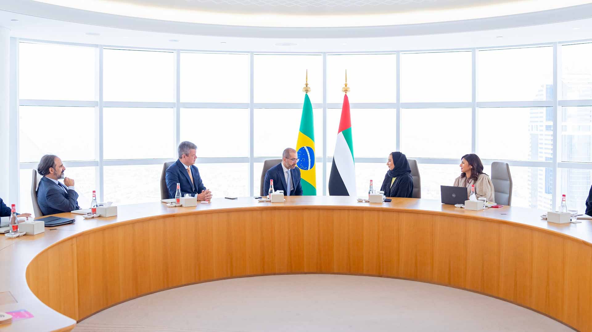 Image for the title: UAE, Brazil launch partnership to exchange knowledge in economy 
