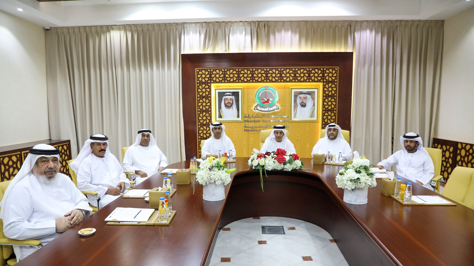 Image for the title: Al Hamriyah Council discusses development projects implementation 