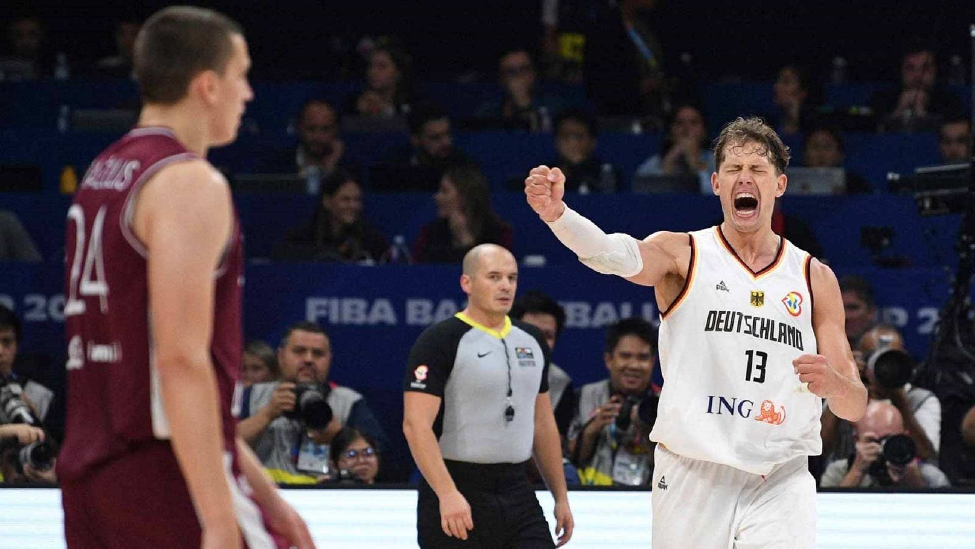 صورة بعنوان: منتخب ألمانيا يتأهل لنصف نهائي مونديال كرة السلة  