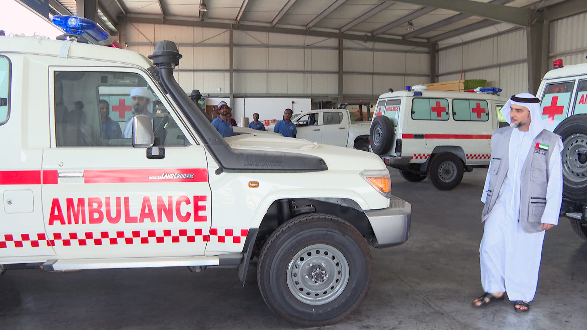 Image for the title: UAE dispatches ambulances to support health sector in Ukraine 