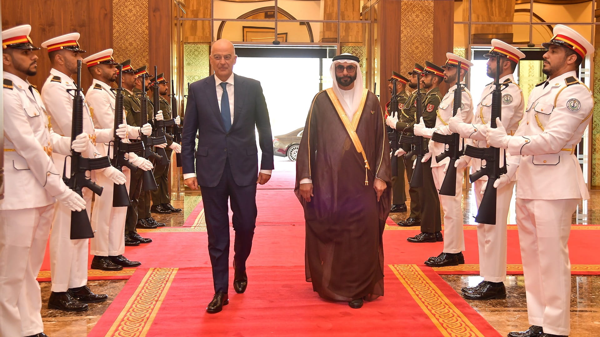 Image for the title: Al Bowardi, Greek Defence Minister enhancing bilateral ties 