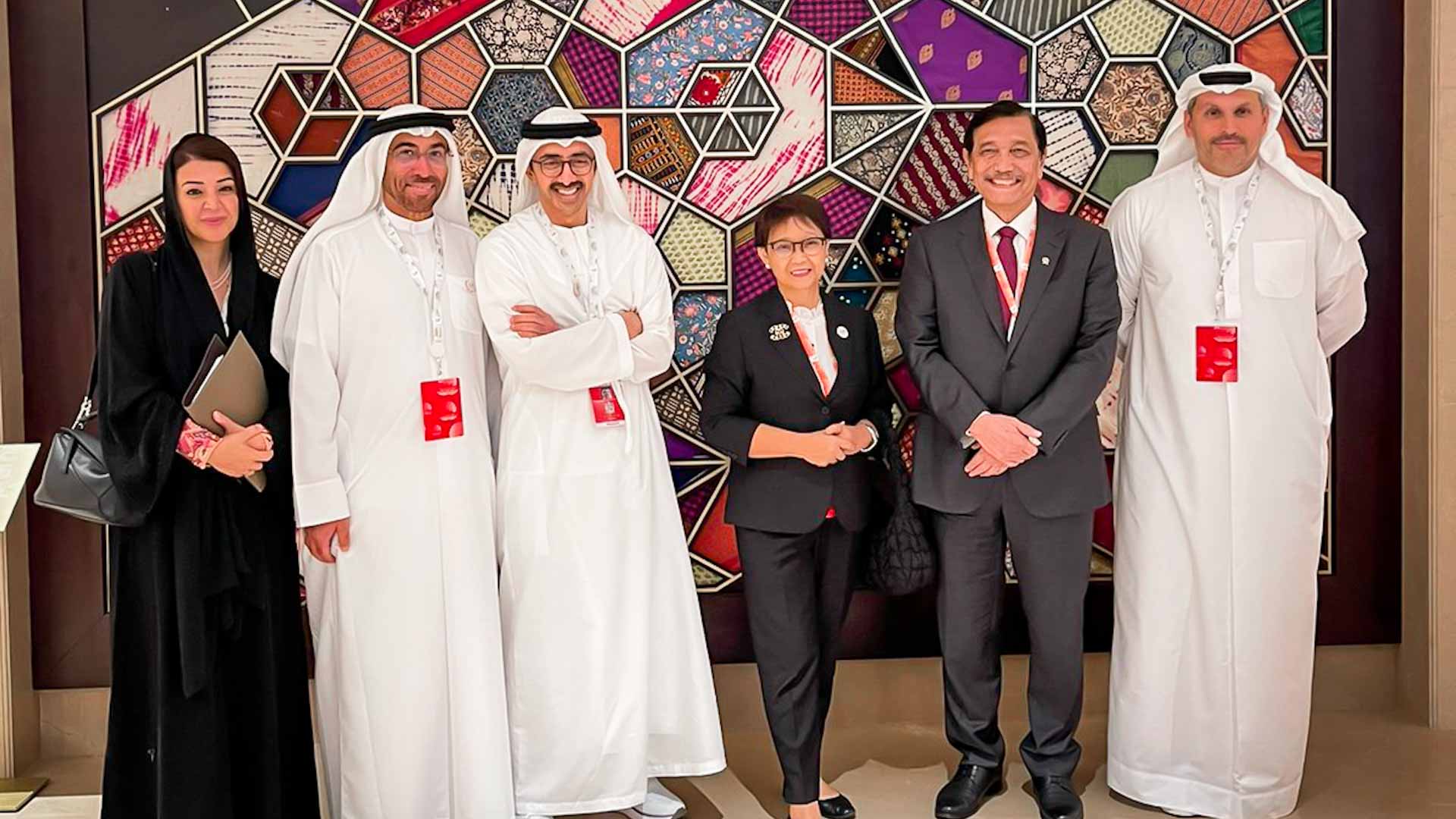 Image for the title: Abdullah bin Zayed attends part of G20 Summit in India 