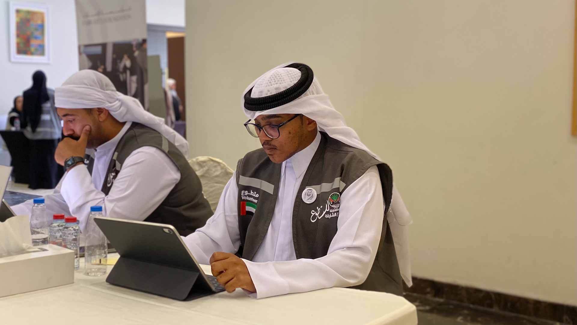 صورة بعنوان: "الشارقة للعمل التطوعي" يشارك في تنظيم معرض التوظيف بضاحية مويلح 